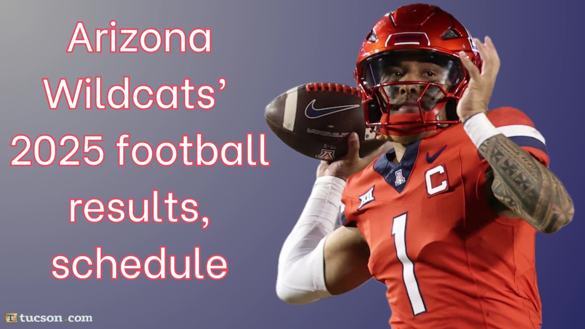 UA football team's results and schedule